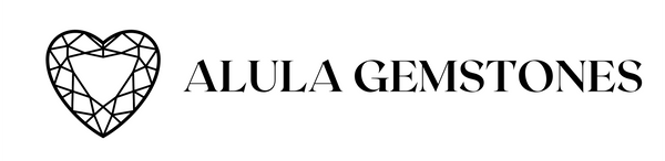 Alula Gemstones logo. Healing gemstones & stories about wellness